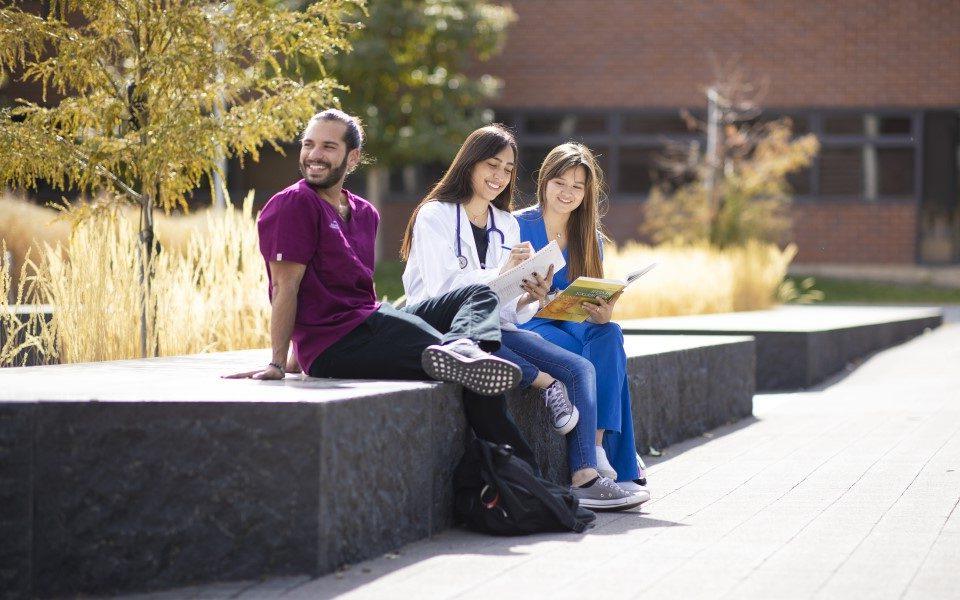 MSU Denver Online student studying remotely for an online nursing program